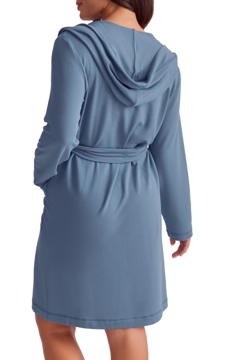 Hooded Robe, Alternate, color, NORDIC BLUE