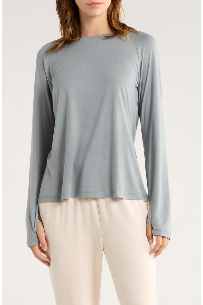 Lightweight Long Sleeve Top, Main, color, SLATE