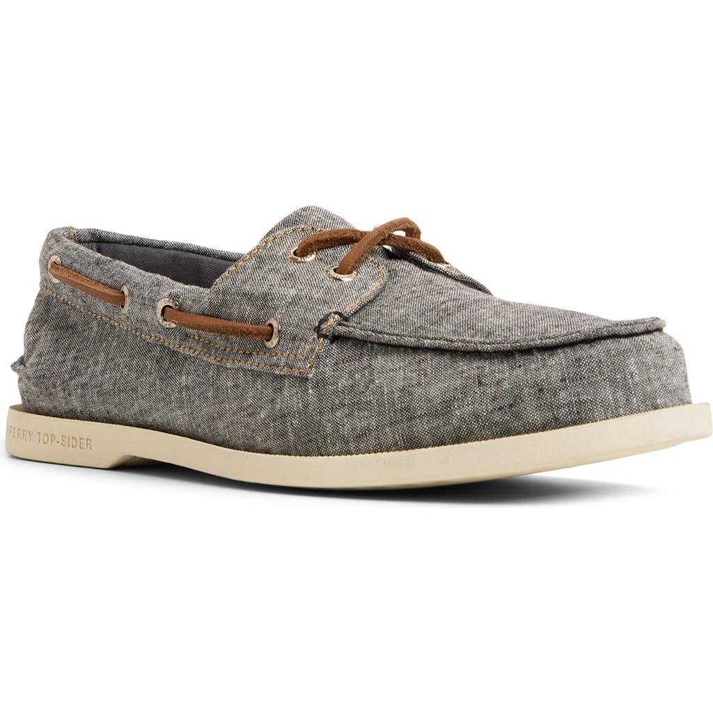 Sperry Authentic Original™ 2-Eye Lite Boat Shoe in Black at Nordstrom Rack, Size 7.5