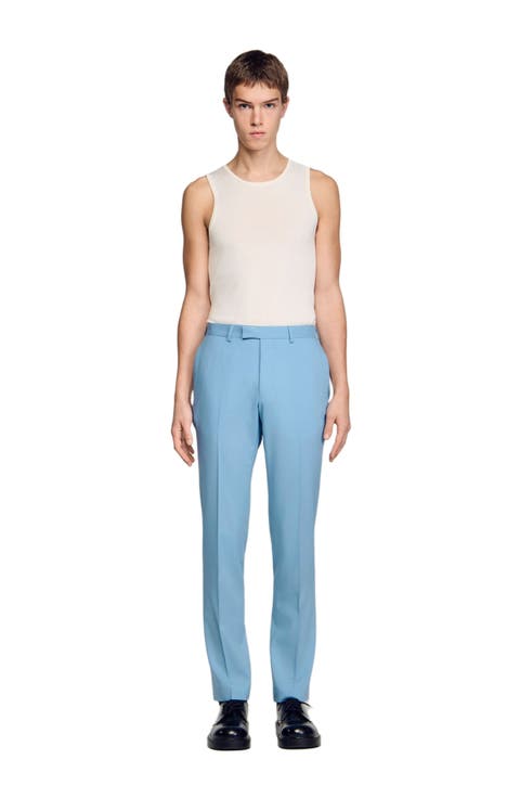 Wool Suit Trousers
