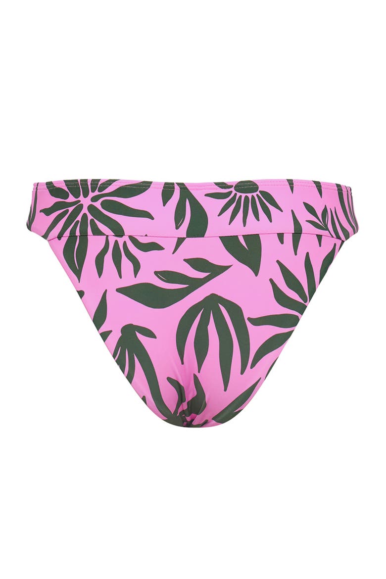 Shady Palms Theo Soft Banded Bikini Bottom, Alternate, color, Pink