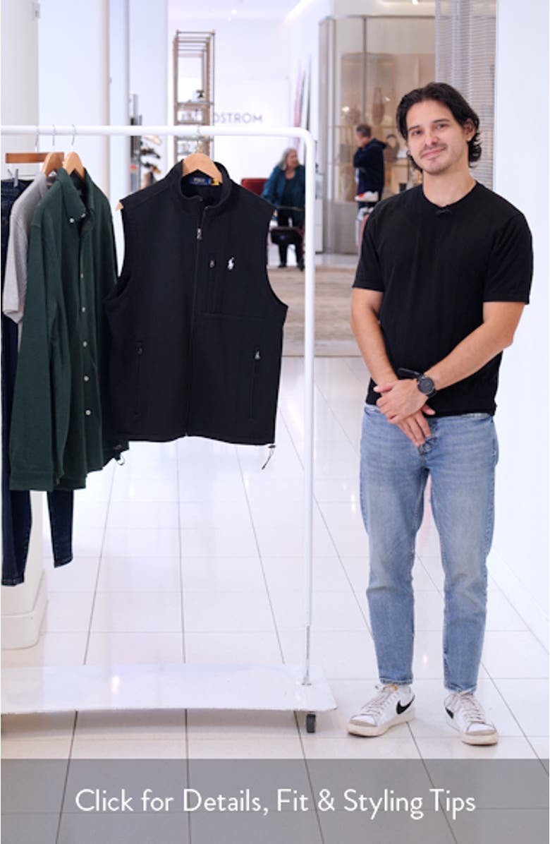 Double Knit Zippered Vest, sales video thumbnail