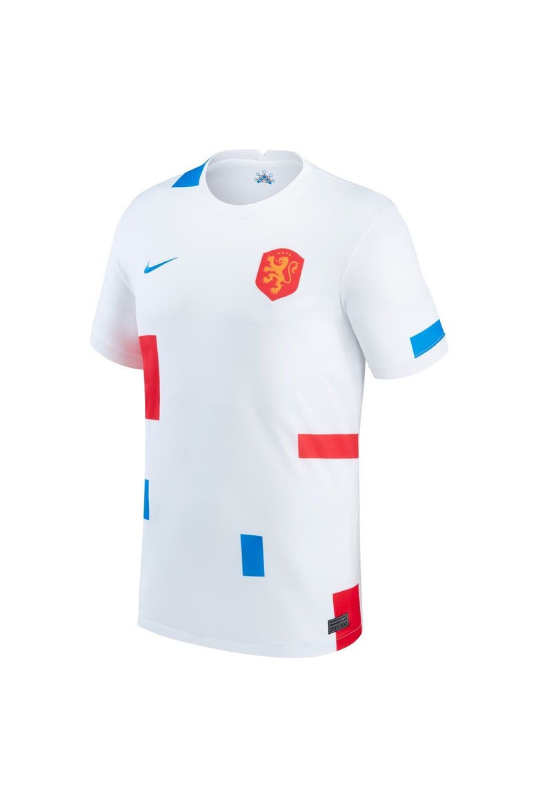 Men's Nike White Netherlands Women's National Team 2022/23 Away Replica Blank Jersey, Alternate, color, White