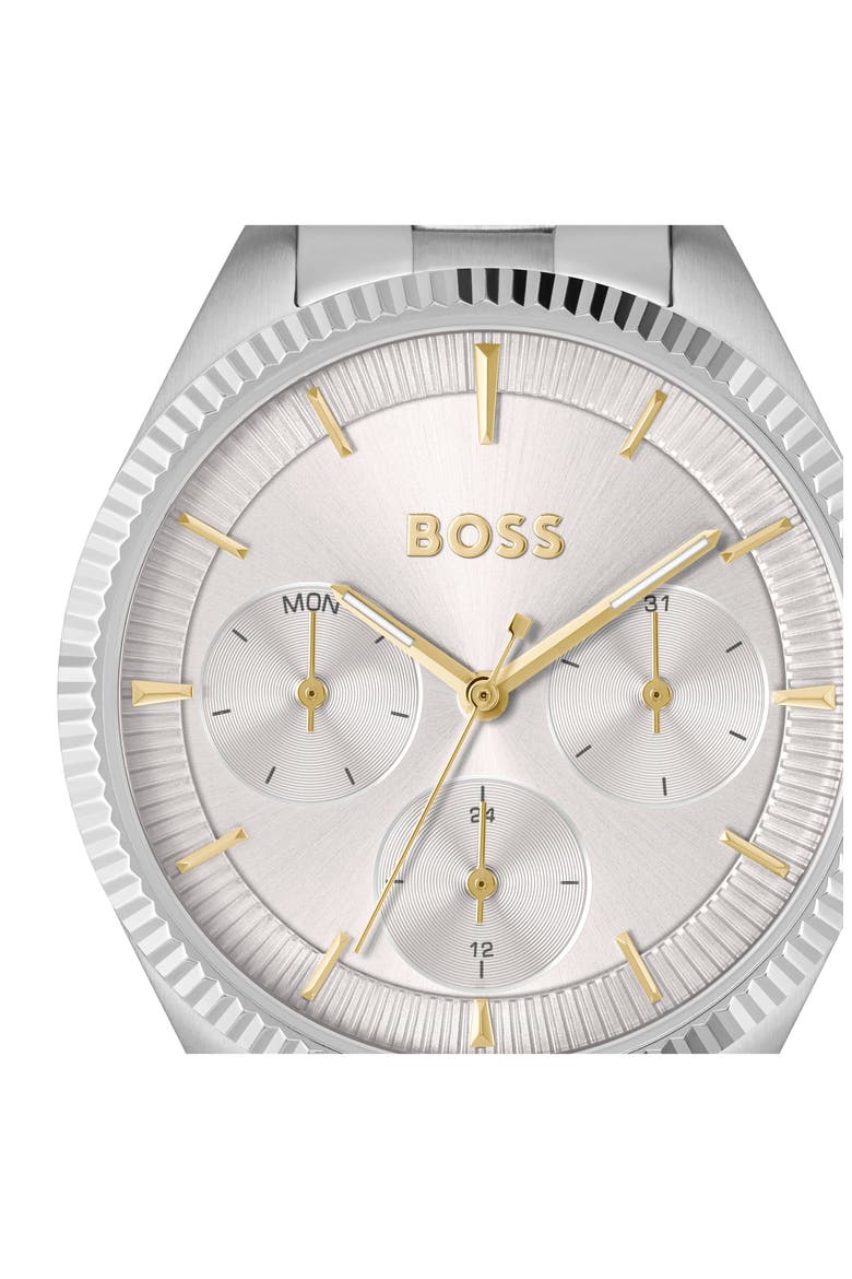 Sage Sport Bracelet Watch, 34mm, Alternate, color, SILVER WHITE
