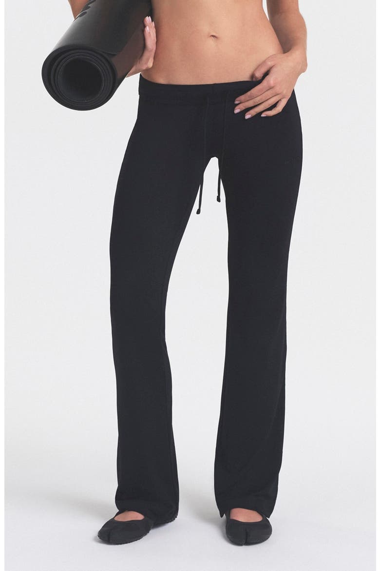 Airy Low Rise Mini Flare Pants, Main, color, NSKM OBSIDIAN