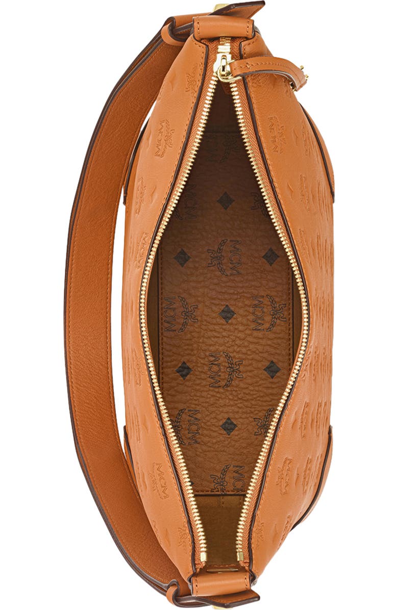 MCM Medium Klara Leather Hobo Bag, Alternate, color,