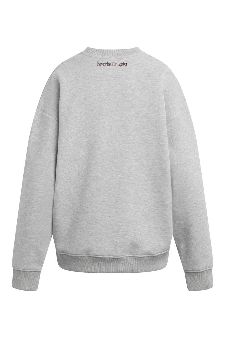 Favorite Aunt Graphic Sweatshirt, Alternate, color, HEATHER GREY/ BURGUNDY