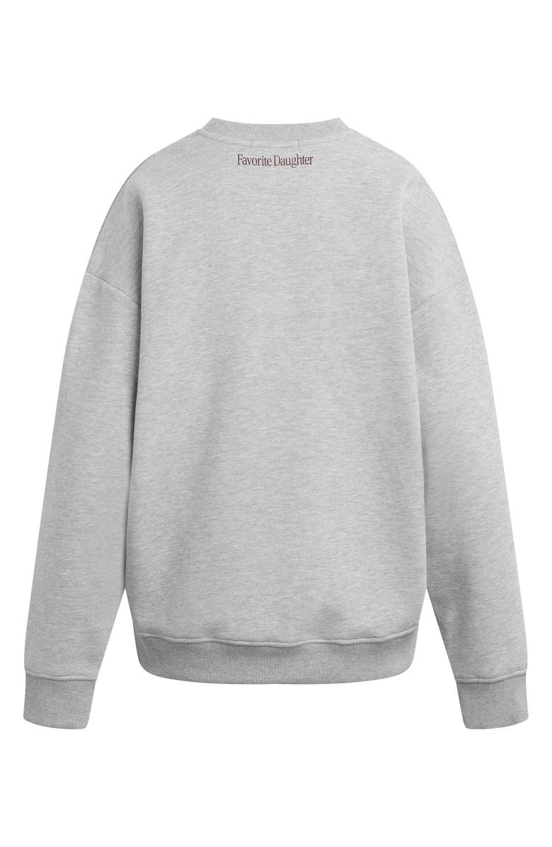Favorite Daughter Favorite Aunt Graphic Sweatshirt, Alternate, color, Heather Grey/ Burgundy