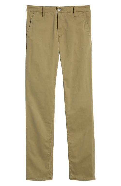 Ag Marshall Textural Print Slim Fit Pants In Green