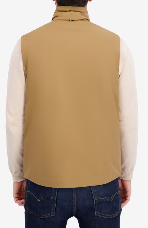 Nautica Transitional Packable Vest In Brown