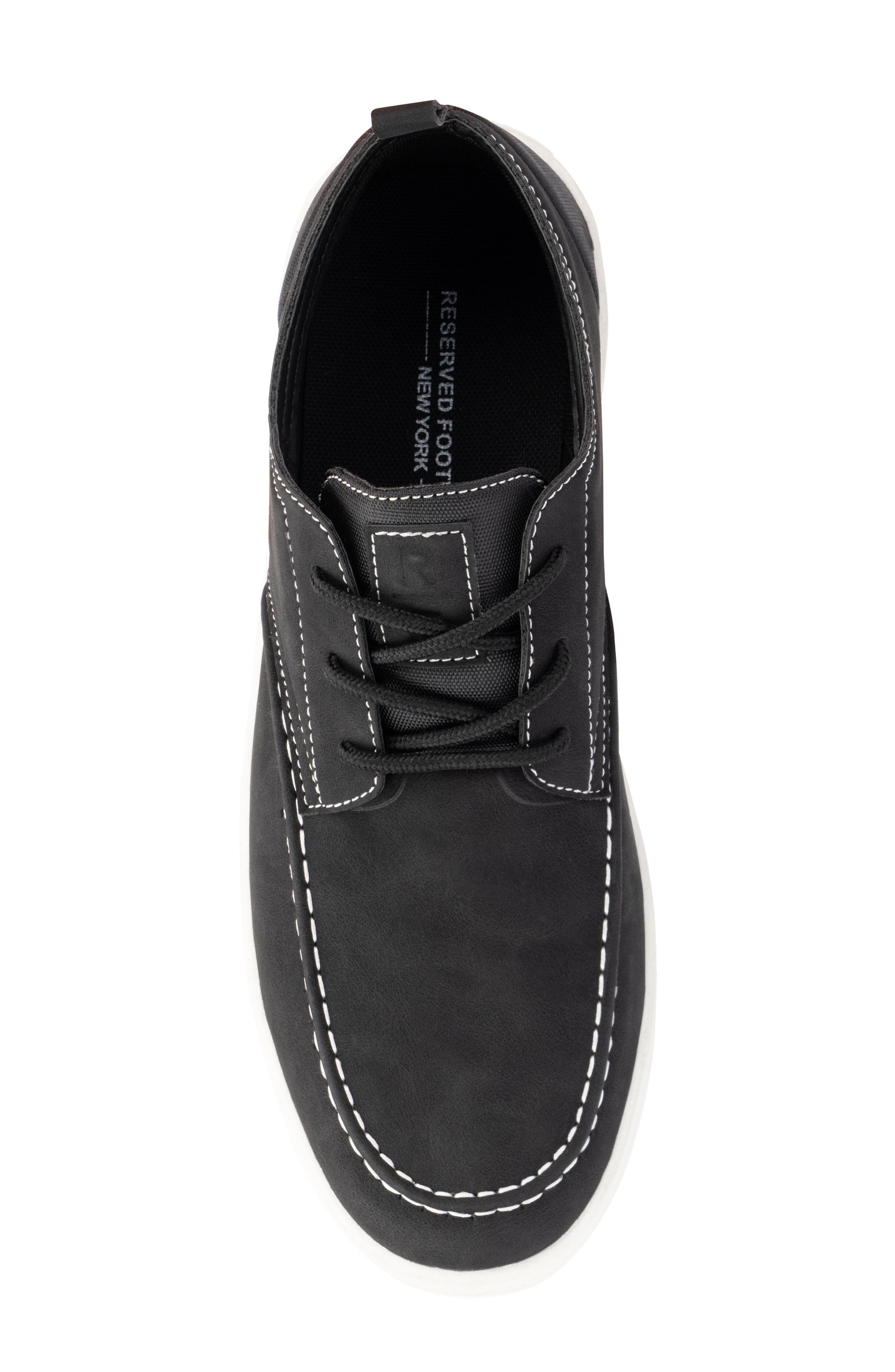 RESERVE FOOTWEAR Kono Moc Toe Sneaker, Alternate, color, Black