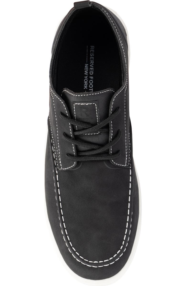 RESERVE FOOTWEAR Kono Moc Toe Sneaker, Alternate, color, Black