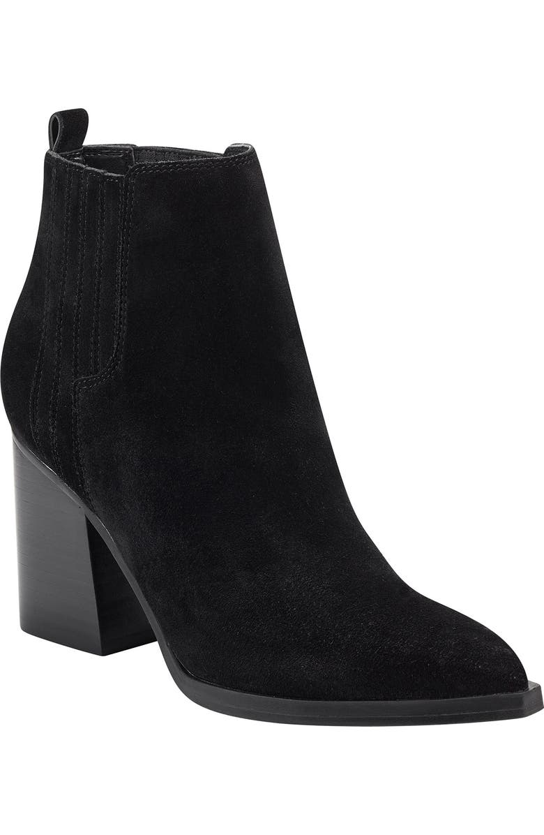 Marc Fisher Matter Pointed Toe Chelsea Western Bootie, Main, color,