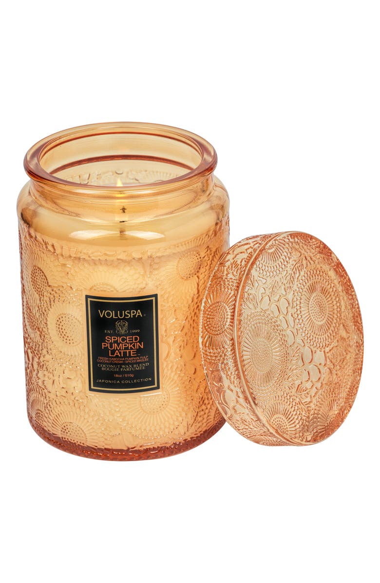 Voluspa Spiced Pumpkin Latte Large Jar Candle, Alternate, color, 