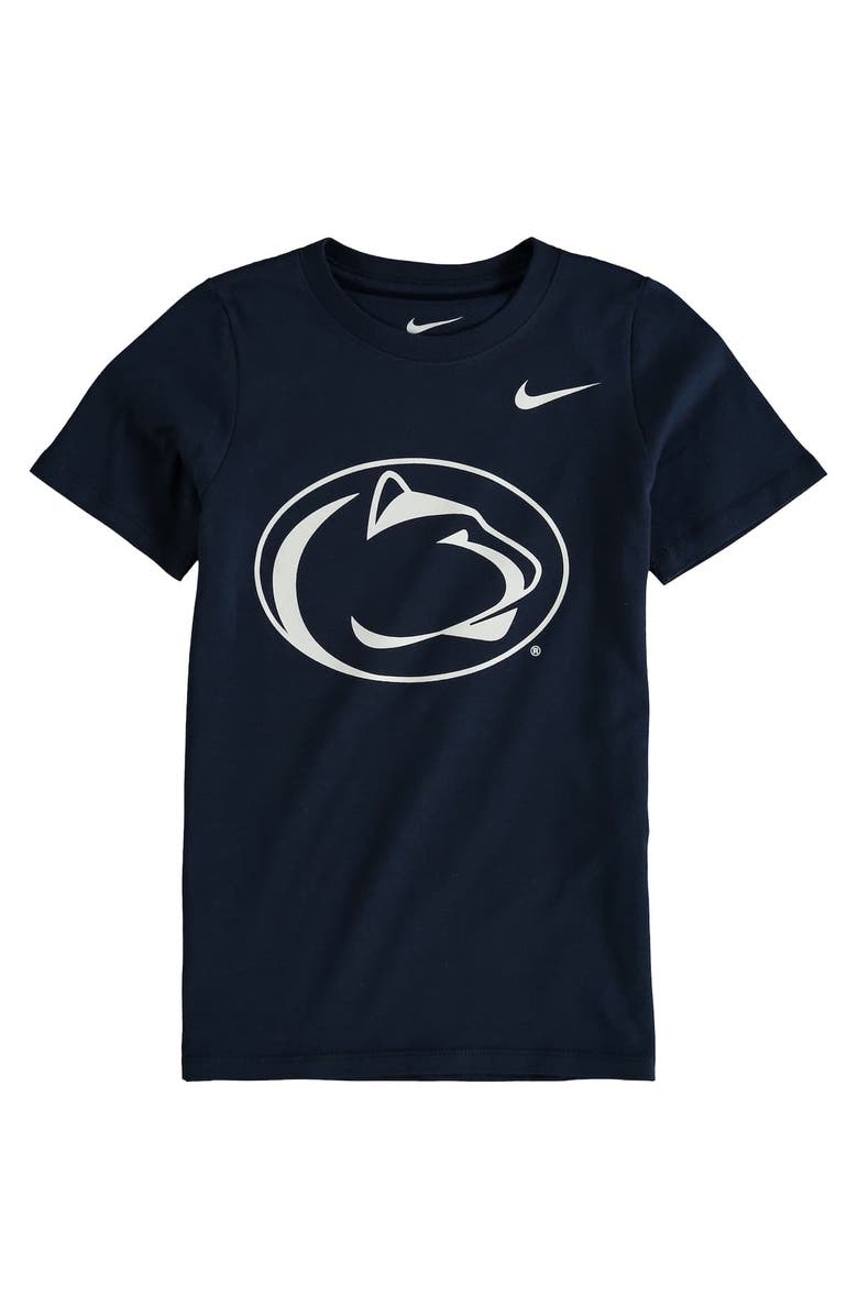 Nike Preschool Nike Navy Penn State Nittany Lions Logo T-Shirt, Main, color, Navy