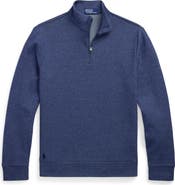 Polo Ralph Lauren Textured Double Knit Quarter Zip Pullover