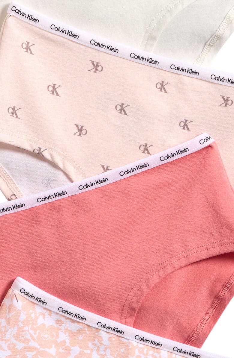 Calvin Klein Kids' 6-Pack Hipster Briefs, Alternate, color, Floral Multi