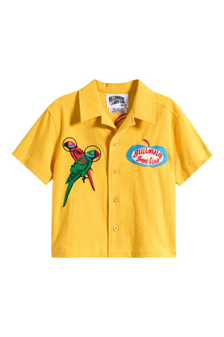 Kids' Honeycrisp Stretch Cotton Button-Up Shirt, Main, color, FREESIA