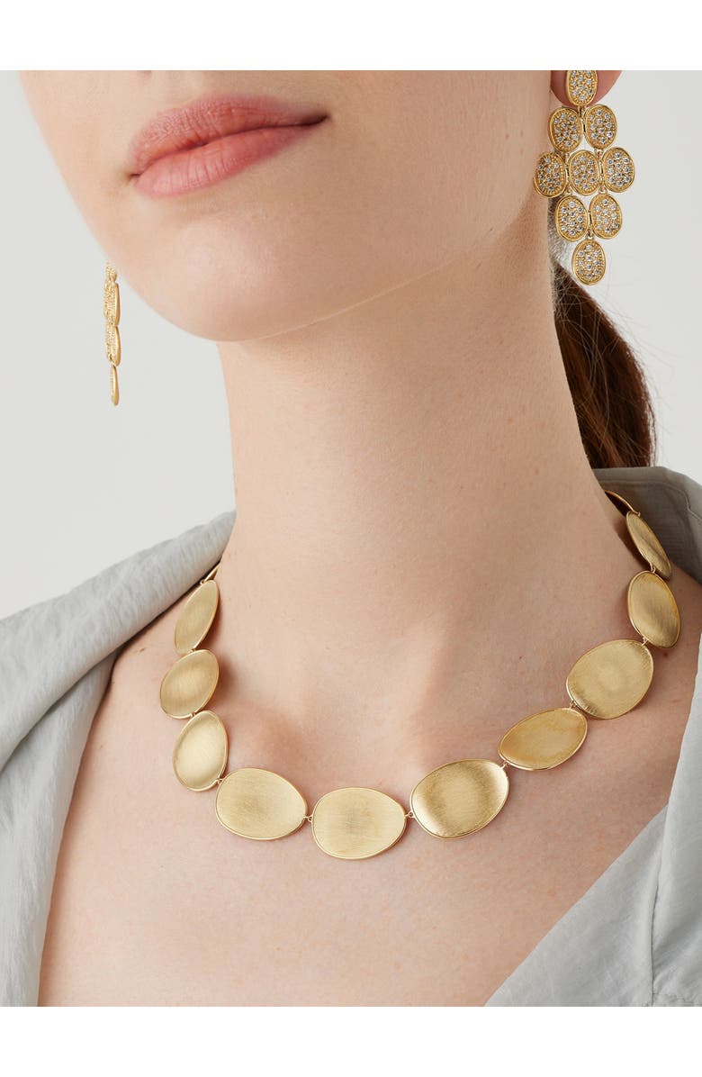Marco Bicego Lunaria 18K Gold Collar Necklace, Alternate, color, 