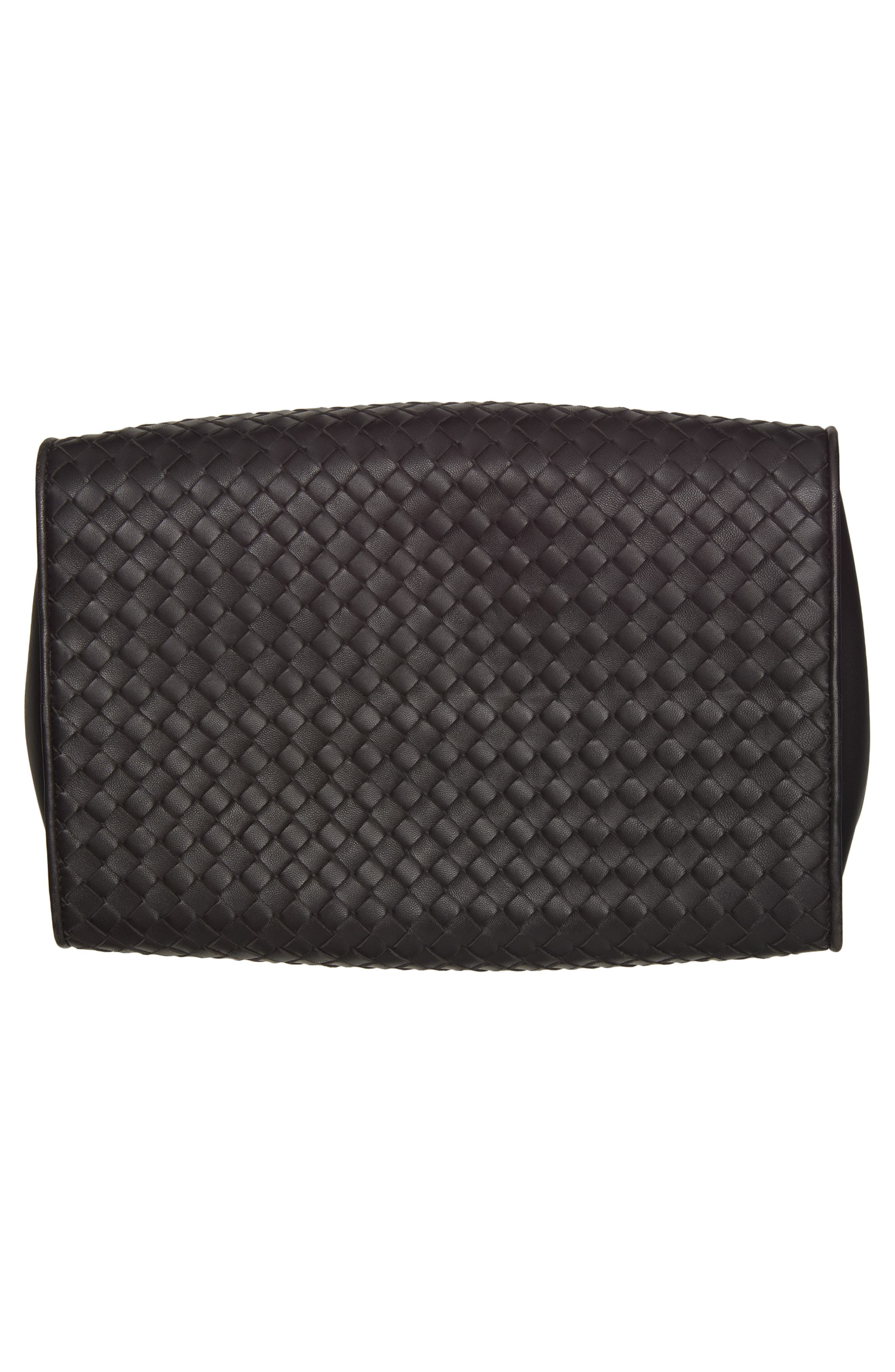 Bottega Veneta Barbara Intrecciato Leather Tote, Alternate, color, 1007 Black-Brass Vibrato