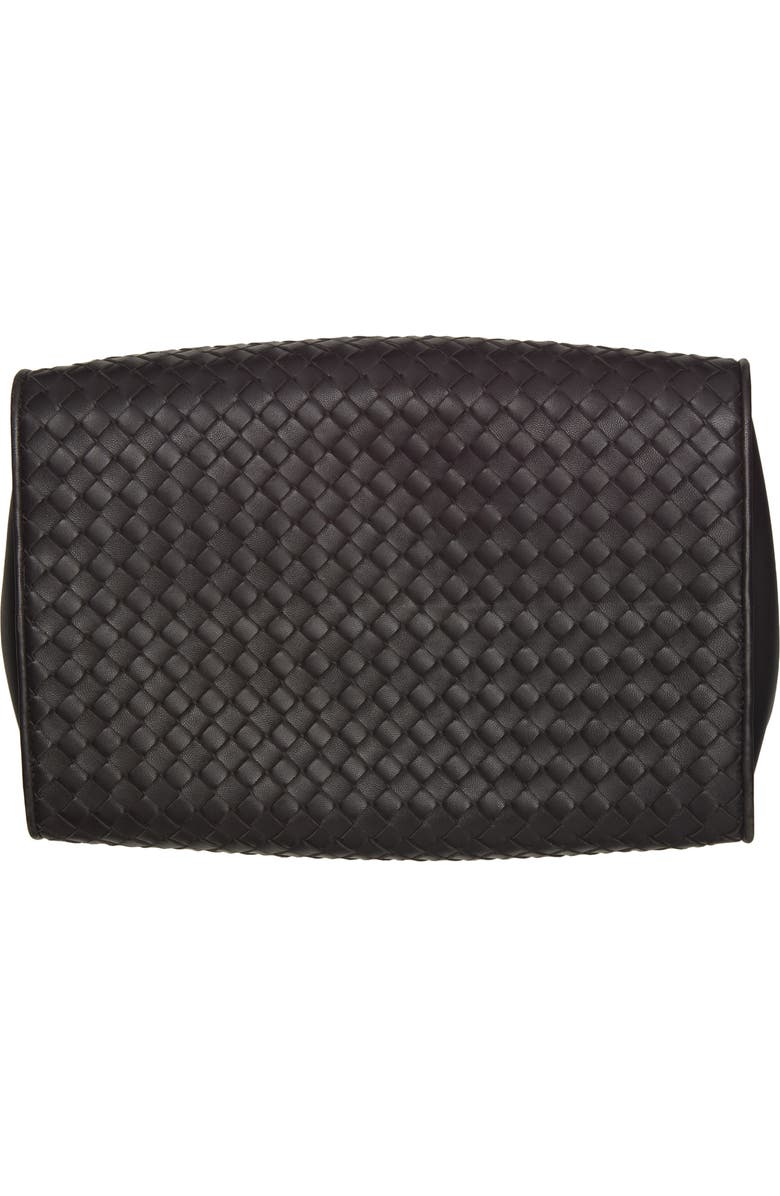 Bottega Veneta Barbara Intrecciato Leather Tote, Alternate, color, 1007 Black-Brass Vibrato