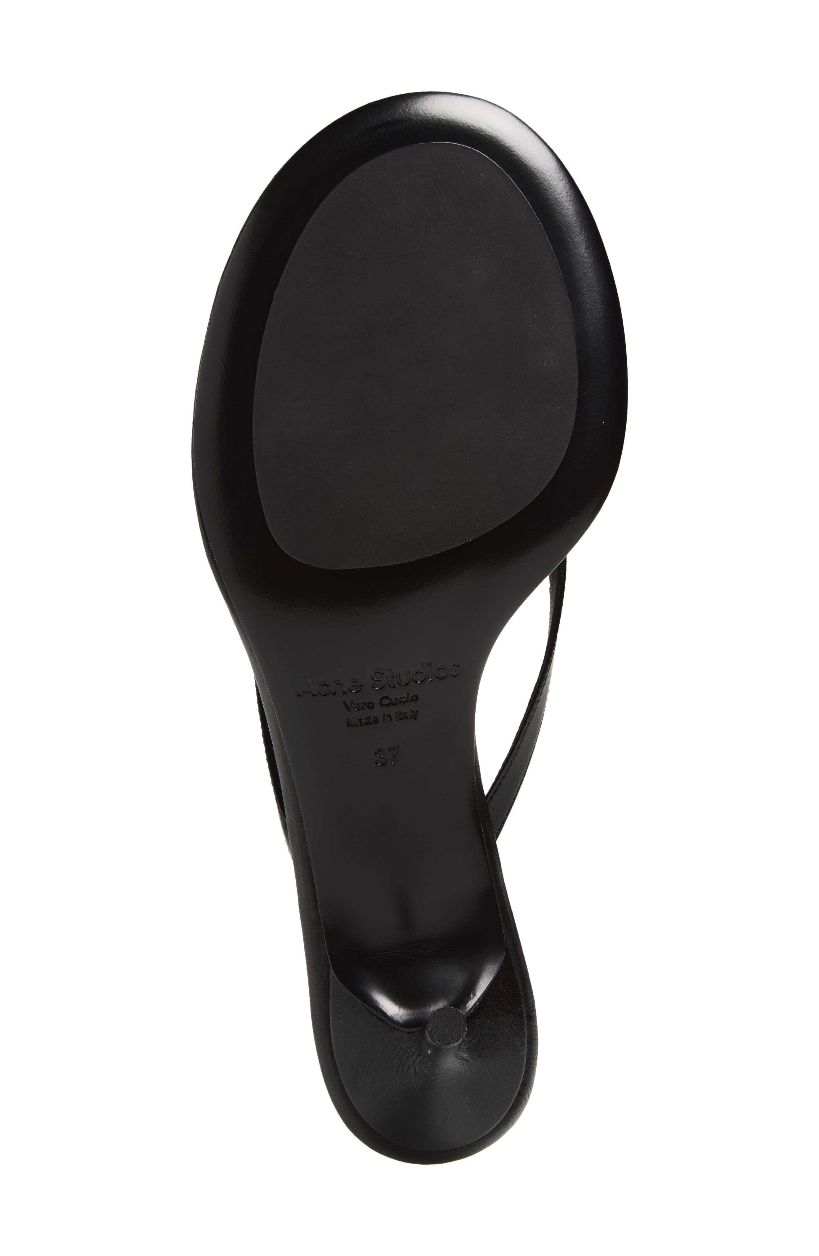 Acne Studios Kitten Heel Sandal, Alternate, color, Black