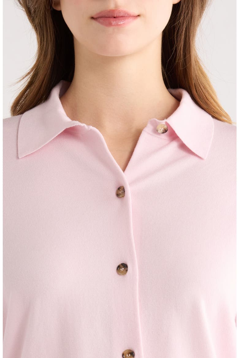 Wool Blend Cardigan, Alternate, color, PINK