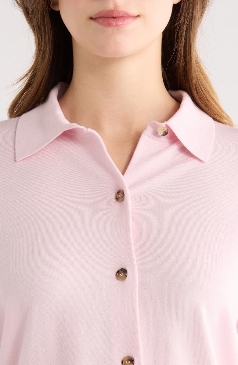 Max Mara Wool Blend Cardigan, Alternate, color, Pink