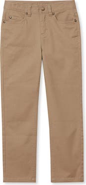 Lands' End Boys Iron Knee Twill 5 Pocket Pants