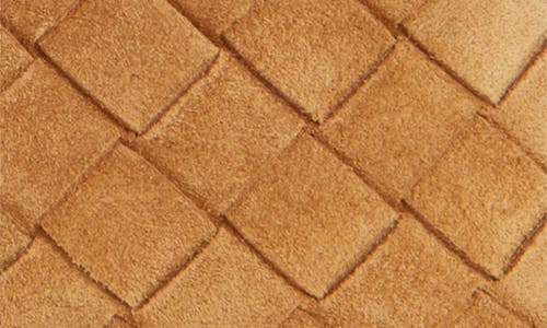 Bottega Veneta Bang Bang Intrecciato Suede Vanity Case In Brown