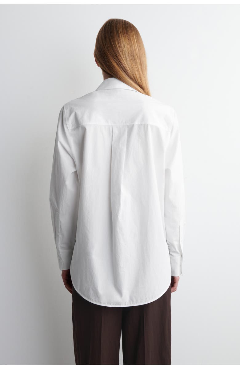 COS Tailored Pima Cotton Shirt, Alternate, color, White