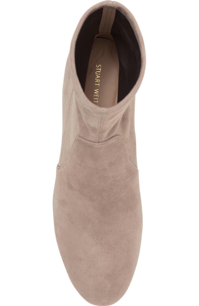 Stuart Weitzman Sofia Stretch Bootie, Alternate, color, Topo Suede