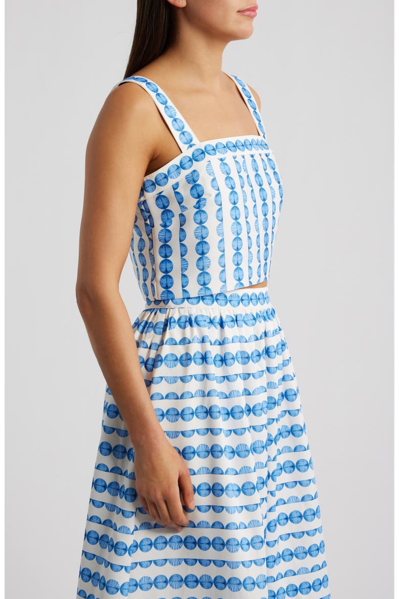 Structured Taffeta Tank, Alternate, color, 43-TRUE BLUE