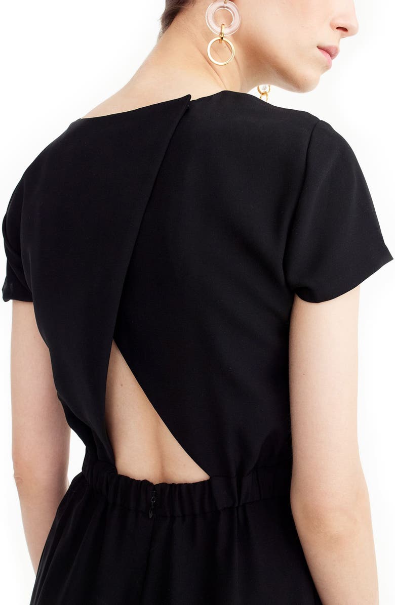 J.Crew Drapey Wrap-Back Jumpsuit, Alternate, color,