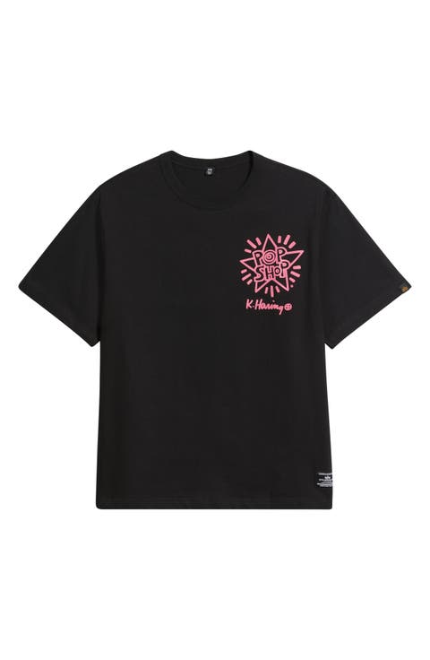 x Keith Haring Pop Shop Dragon Graphic T-Shirt