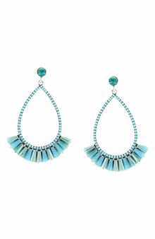 Rosette Drop Earrings