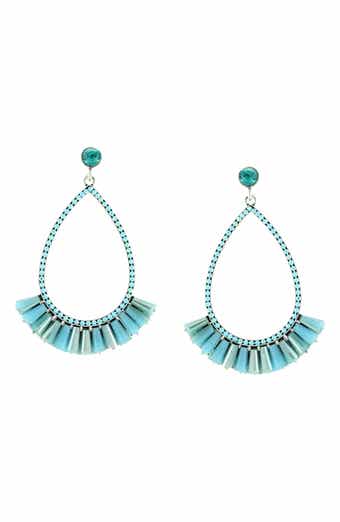 Rosette Drop Earrings