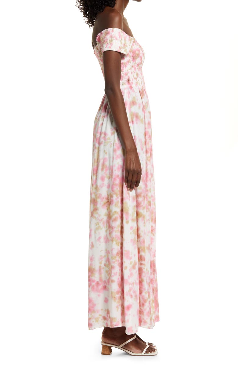 AREA STARS Leia Off the Shoulder Maxi Dress, Alternate, color,