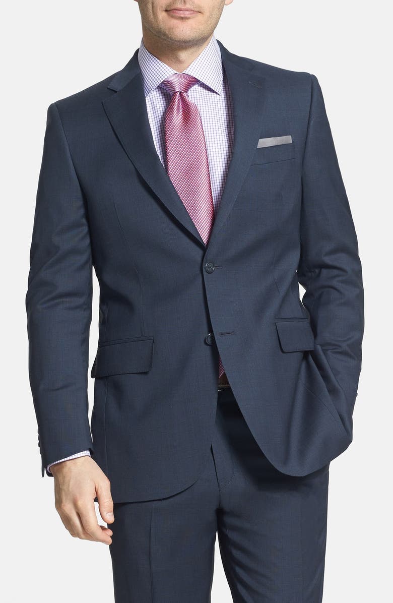 Peter Millar Classic Fit Navy Wool Suit, Alternate, color,