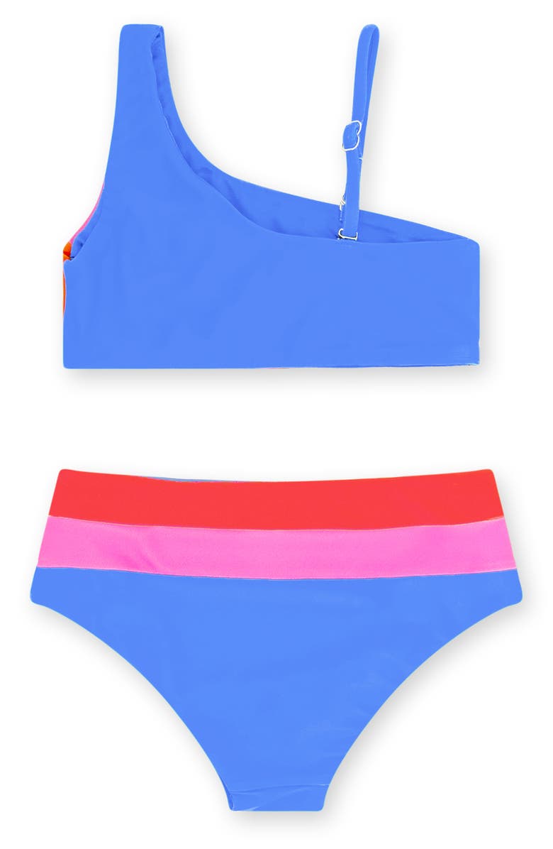 Feather 4 Arrow Kids' Rays 4 Days UPF 50+ Two-Piece Swimsuit, Alternate, color, 