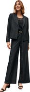 Jessica London Slubbed Denim Blazer