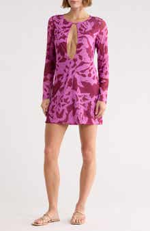 Cleo Long Sleeve Cover-Up Dress
