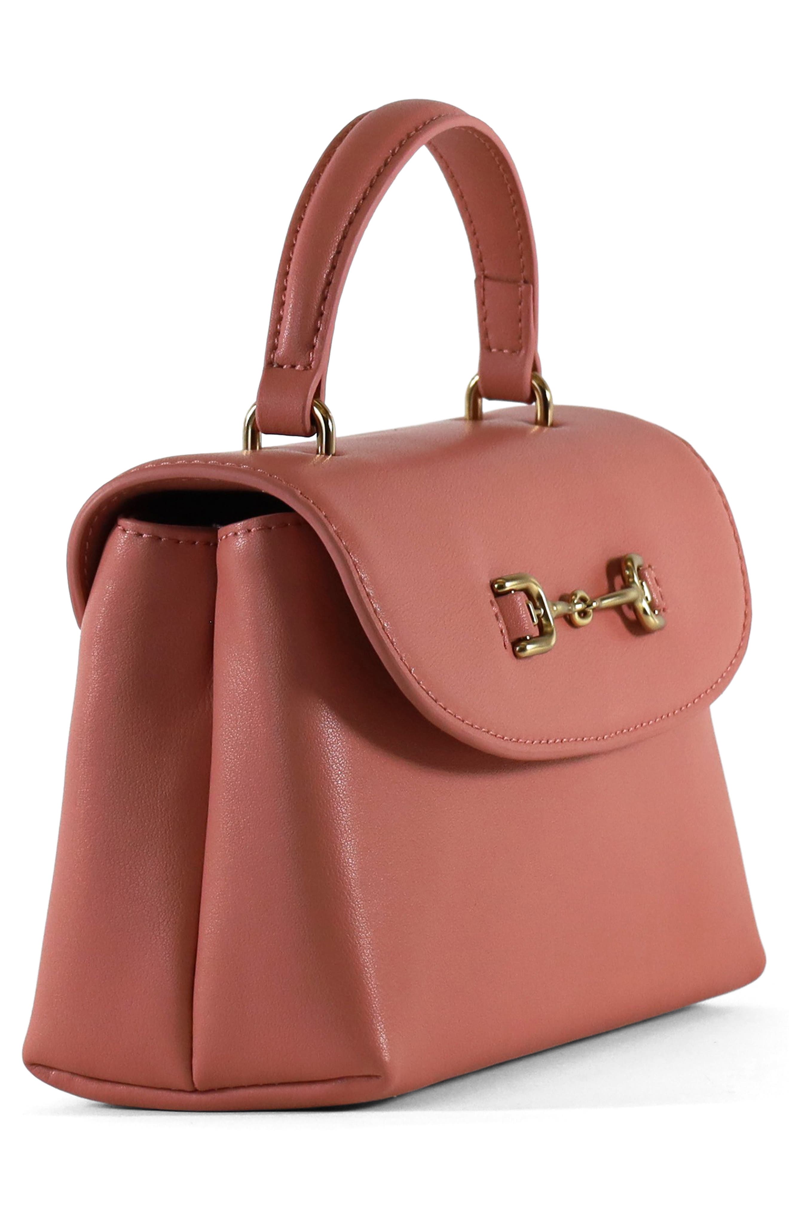 Sam Edelman Loriane Top Handle Bag, Alternate, color, Coral