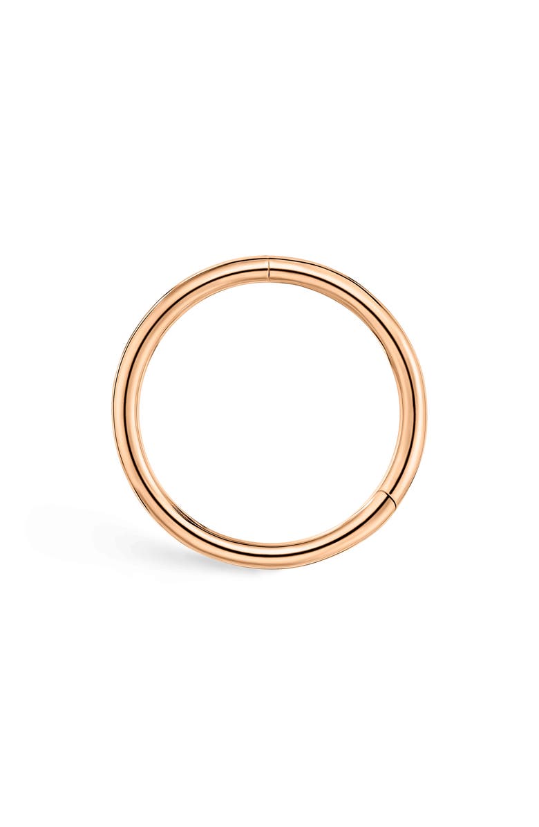 MARIA TASH Plain Clicker Hoop, Alternate, color, 14K Rose Gold