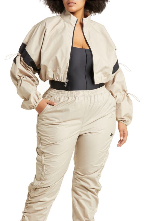 Woven Crop Jacket