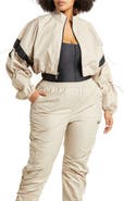 CARDI B X REEBOK Woven Crop Jacket