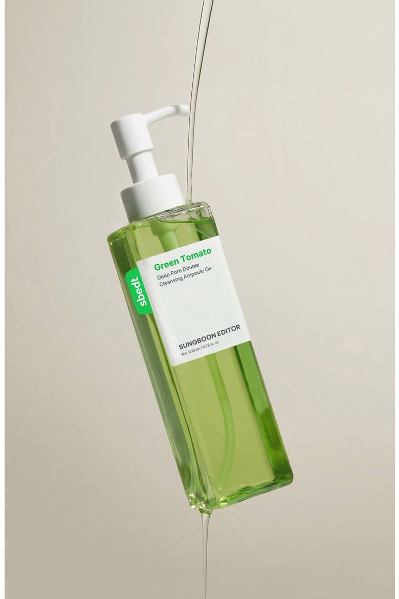 Green Tomato Deep Pore Double Cleansing Ampoule Oil, Alternate, color, NO COLOR