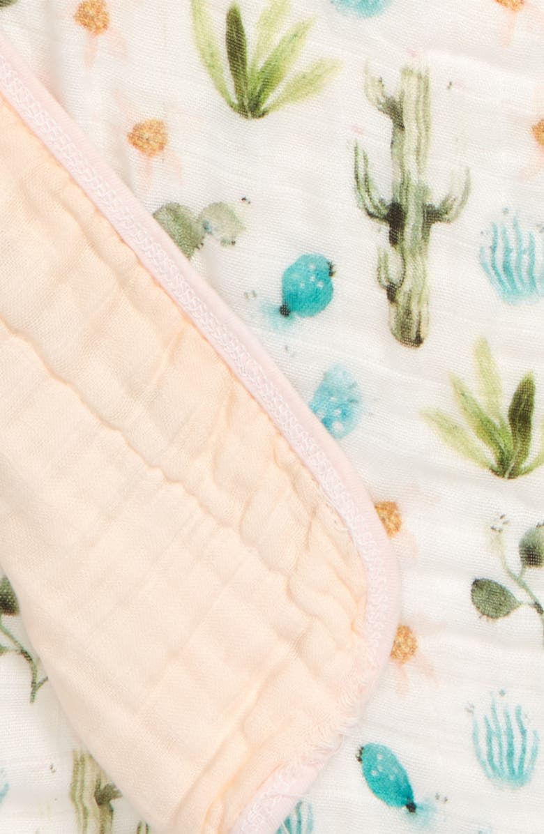Loulou Lollipop Cactus Floral Deluxe Muslin Quilt, Alternate, color, 