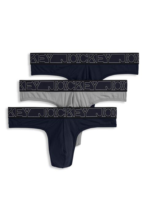 Men's Microfiber Stretch Thong - 3 Pack