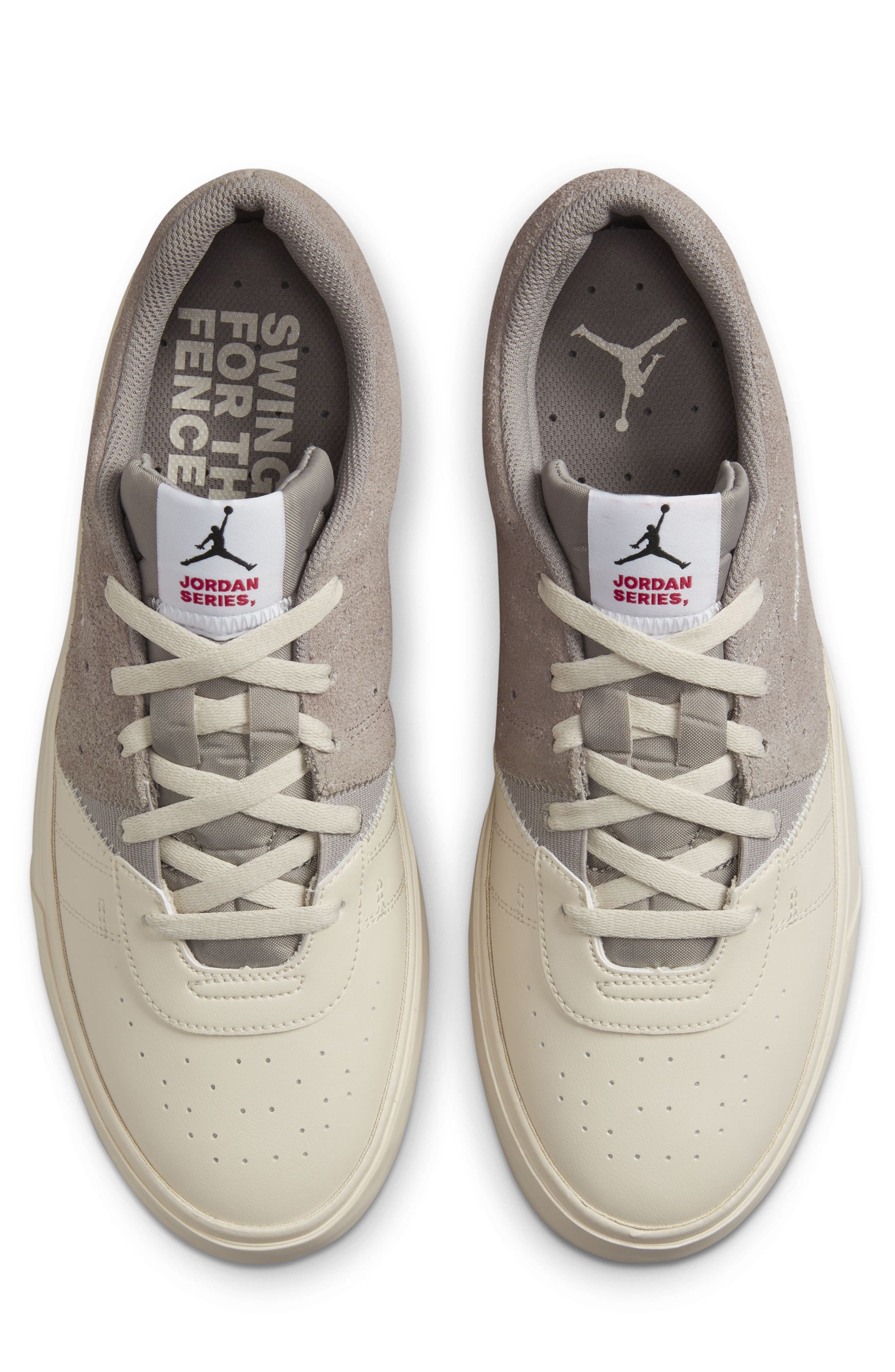 Nike Jordan Series ES Sneaker, Alternate, color, STONE/ BLACK/ WHITE/ RED
